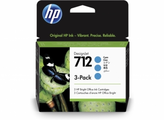 HP™ 3ED77A - HP 712 - 29ml. Paquet de 3-1