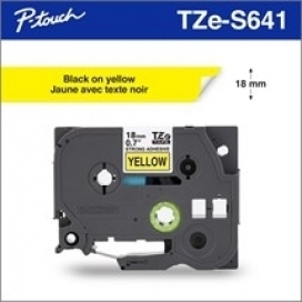 Brother™ TZES641 Black / Yellow 18mm